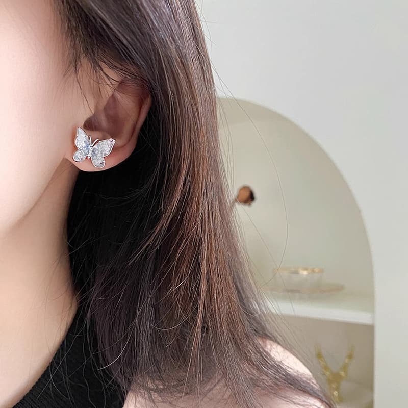 Женские серьги-гвоздики CMFY с цирконом