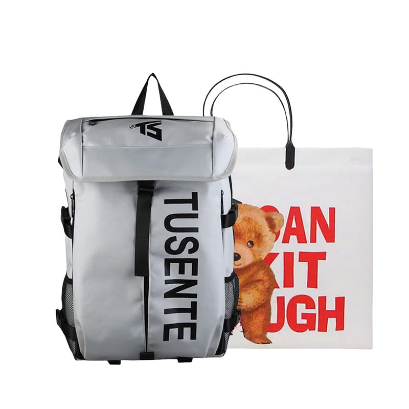 Рюкзак Worm's Home Oxford Regular унисекс, красный/серый/черный