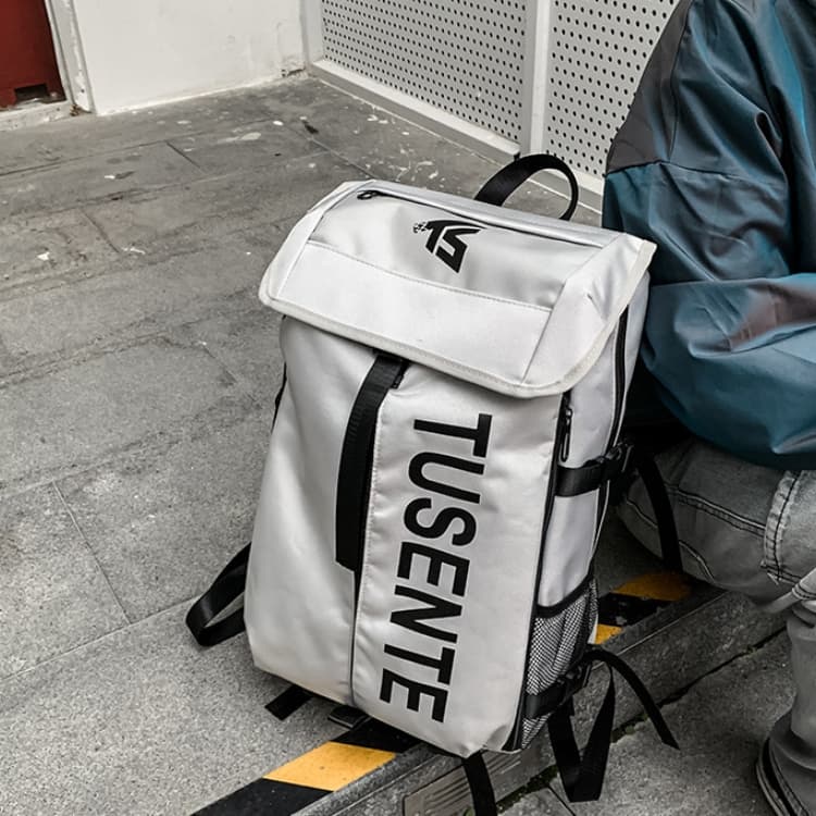 Рюкзак Worm's Home Oxford Regular унисекс, красный/серый/черный