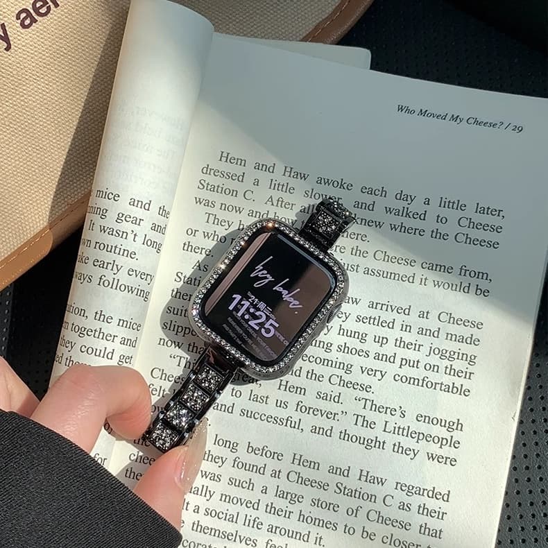 Ремешок Akkerds, совместимый с Apple, металлический 190 мм, 46 циферблатов