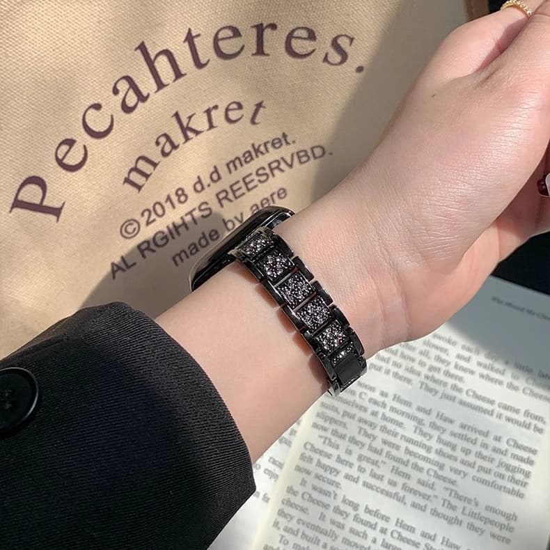 Ремешок Akkerds, совместимый с Apple, металлический 190 мм, 46 циферблатов