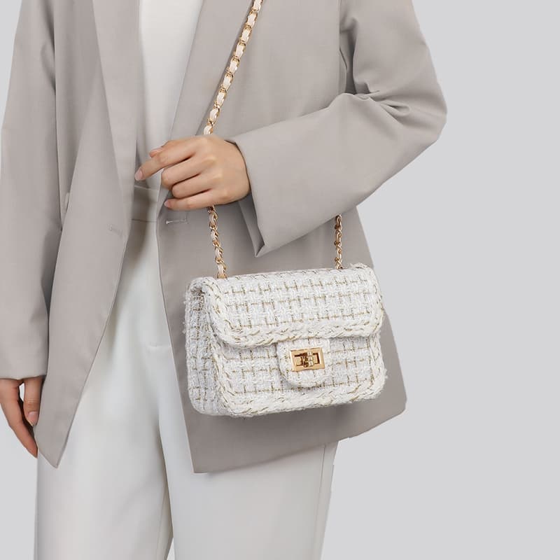 C°BANNER Тканевая сумка через плечо, сумка через плечо, обычная женская белая/черная