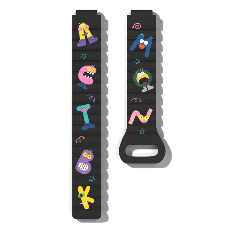 Ремешок Biaodaige, красный, бежевый, совместимый с силиконовым материалом