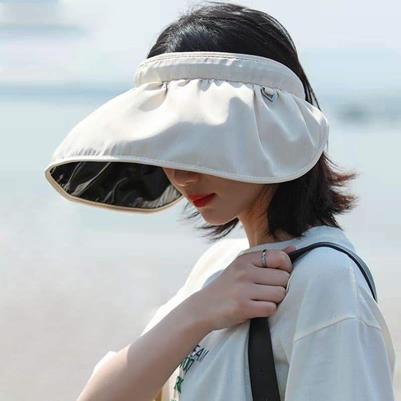 TUCANO полиэстеровые солнцезащитные шляпы женские однотонные повязки на голову двойного назначения