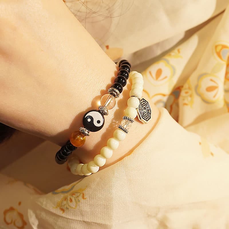 HUISHI Деревянные браслеты унисекс