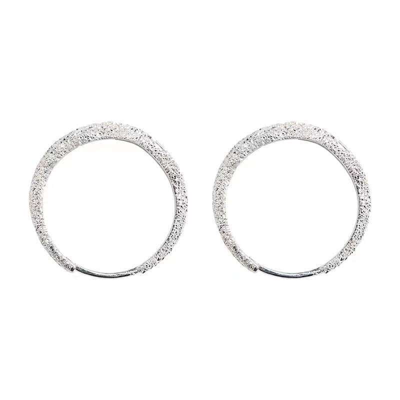 Женские серьги из вегетарианского сплава