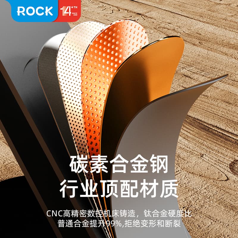 Подставки для телефонов ROCK Утолщенное металлическое основание обеспечивает устойчивость, удобство хранения и транспортировки Подставка для телефона ROCK RPH1003