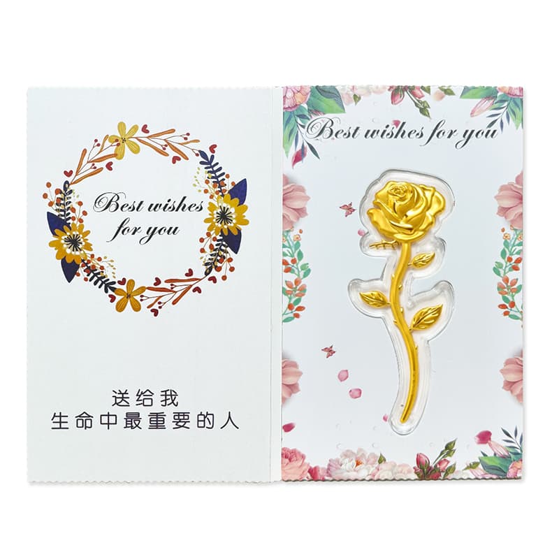 CHOW KING SANG Золотой унисекс