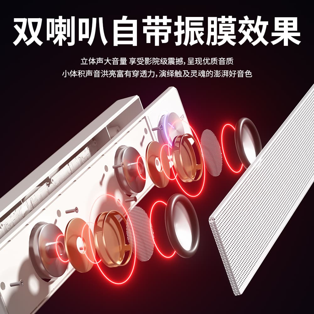 Длинный динамик для настольного компьютера Lenovo Mutant A101 3,5 мм, аудиоразъем для киберспорта, музыки, игр, любой настольный динамик для ноутбука