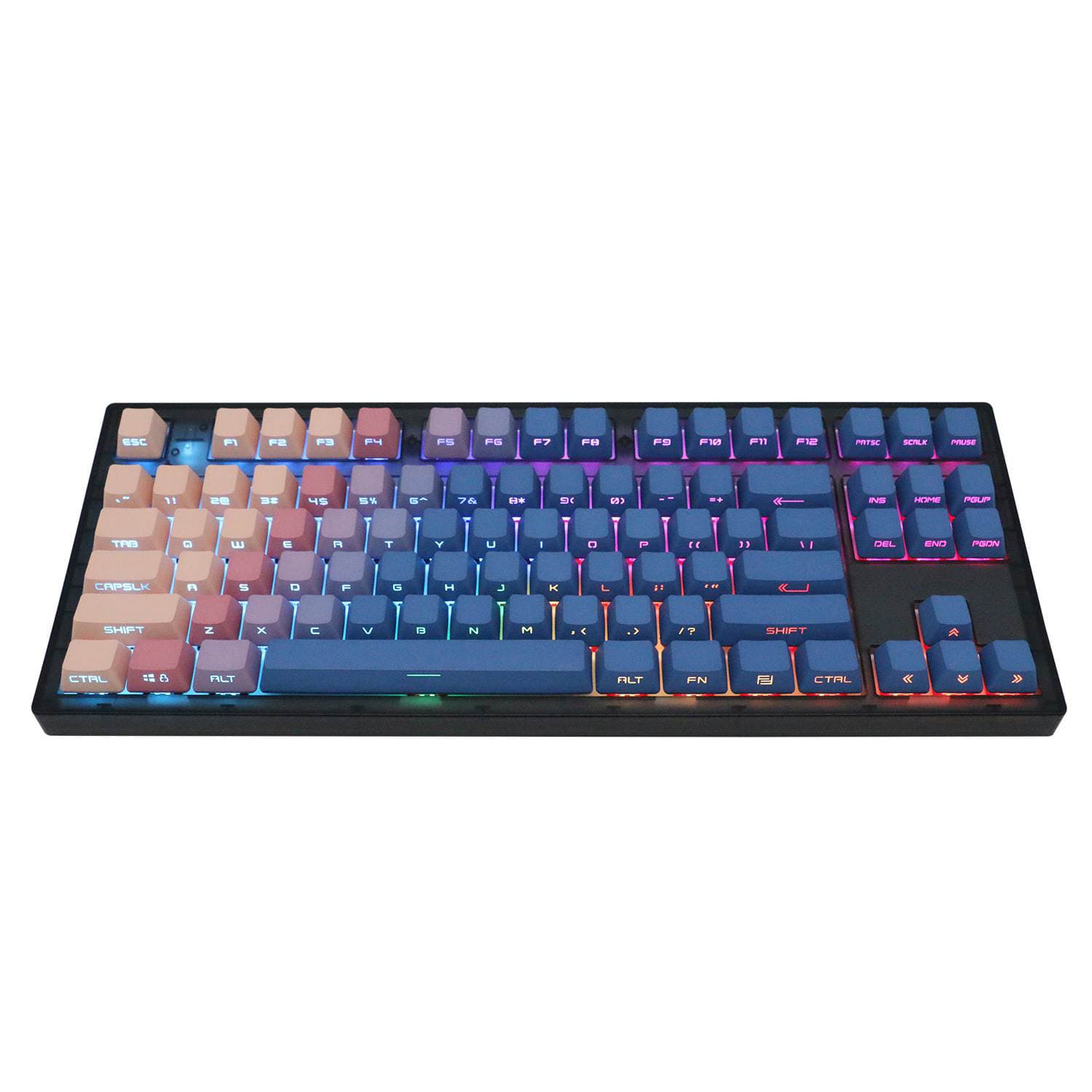FL·ESPORTS MK870 Custom Set, Full Key Hot Swappable, Wired And Wireless Single/Multi Mode Mechanical Keyboard