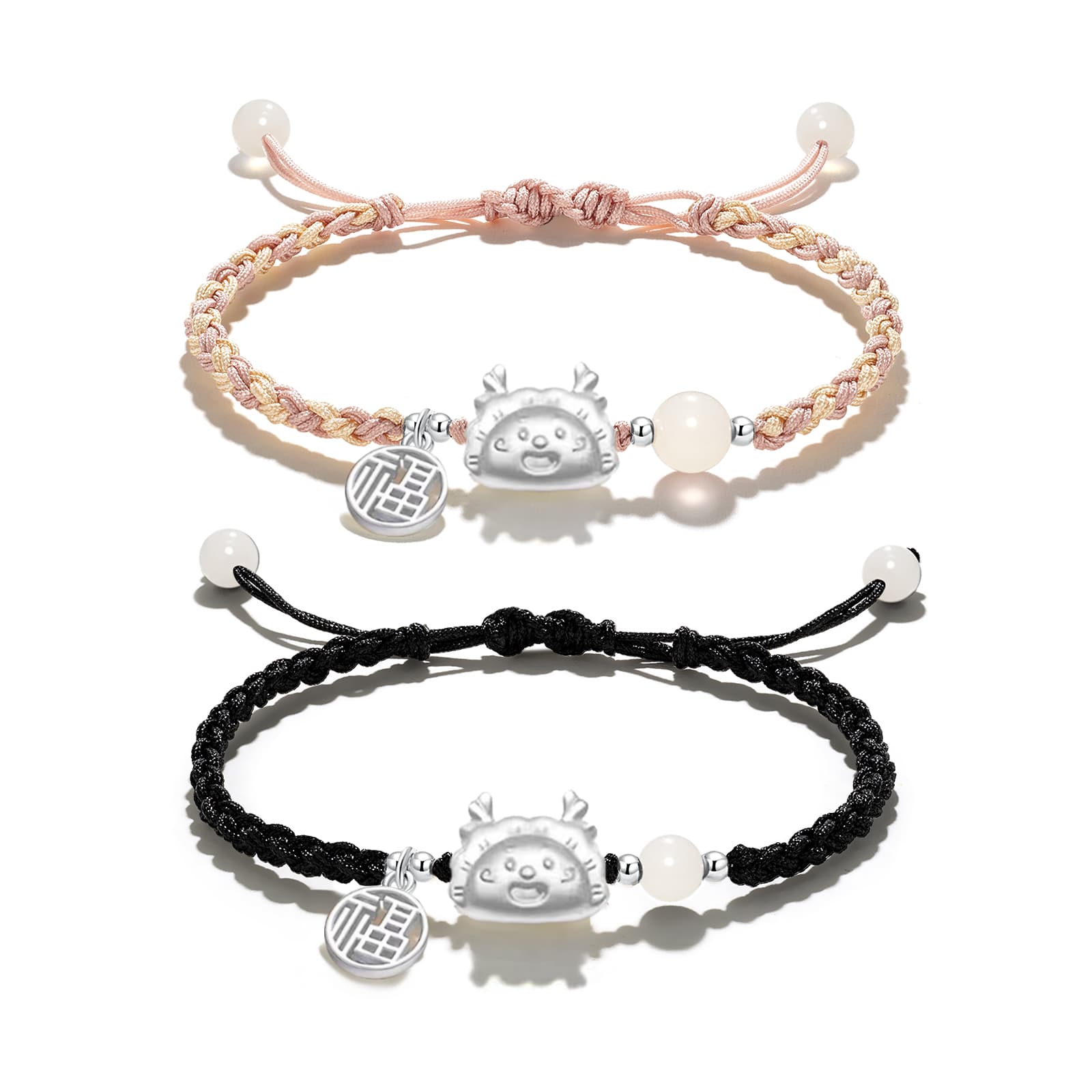 Браслеты с подвеской в ​​виде веревки Jodie & Kevin из стерлингового серебра 925 пробы унисекс