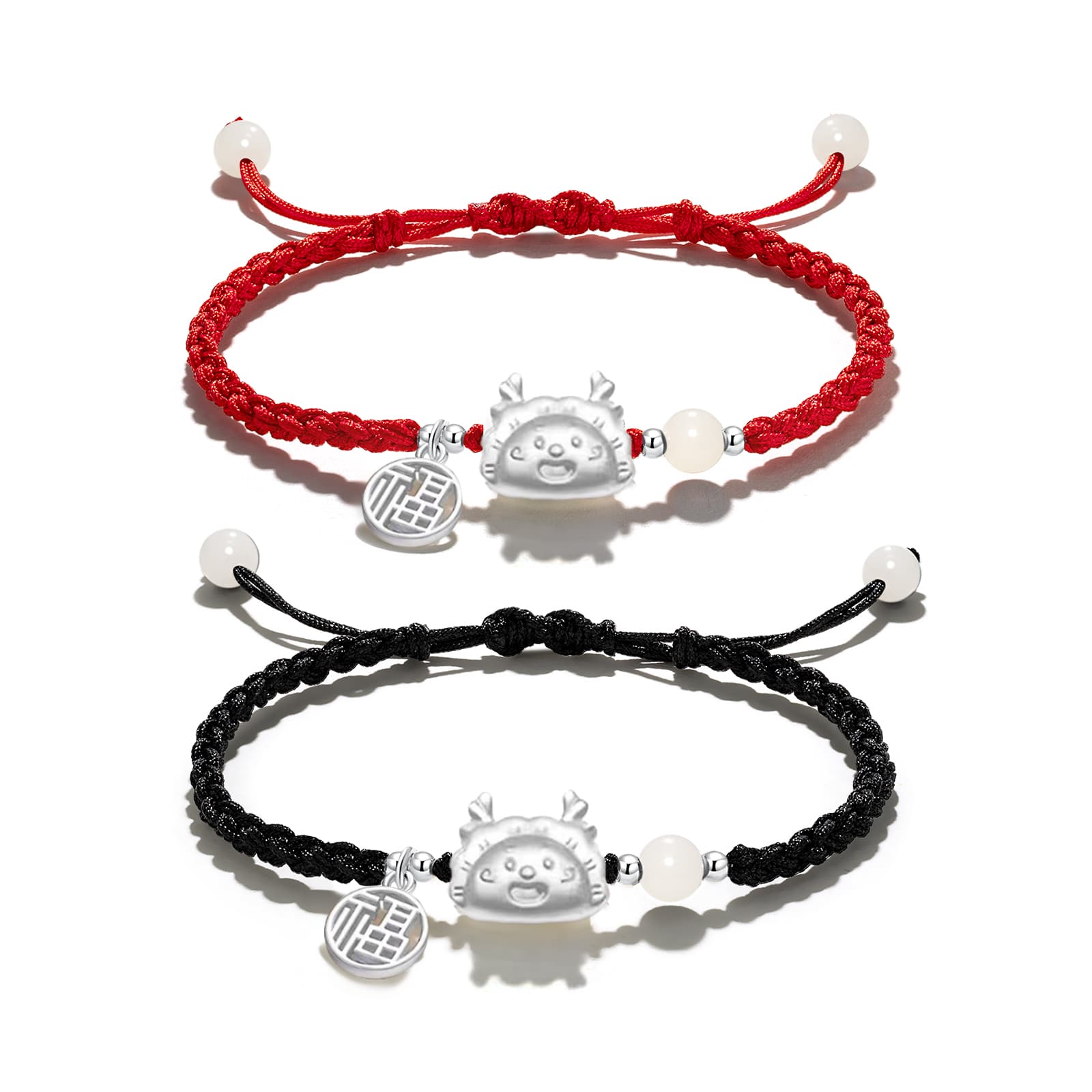 Браслеты с подвеской в ​​виде веревки Jodie & Kevin из стерлингового серебра 925 пробы унисекс