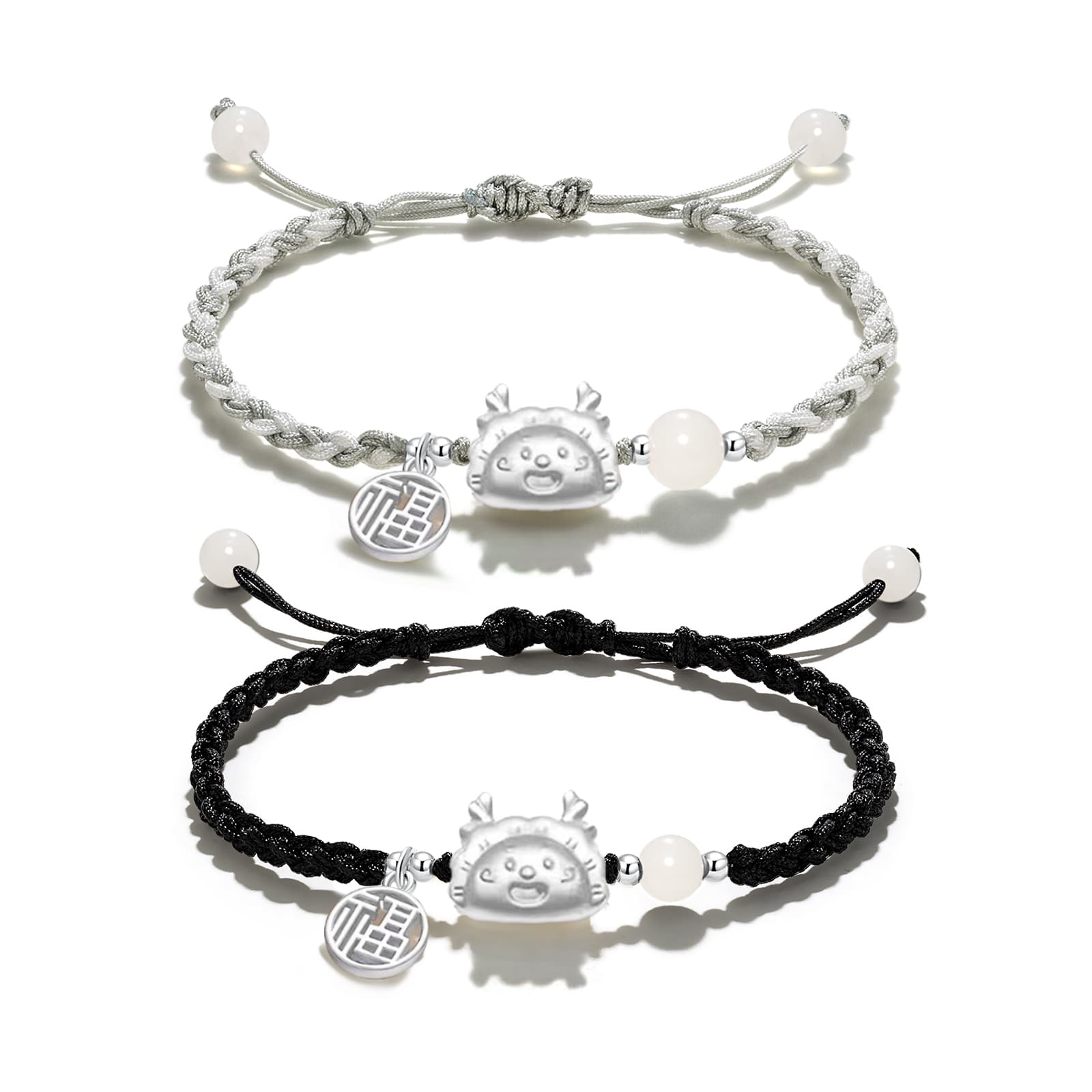 Браслеты с подвеской в ​​виде веревки Jodie & Kevin из стерлингового серебра 925 пробы унисекс