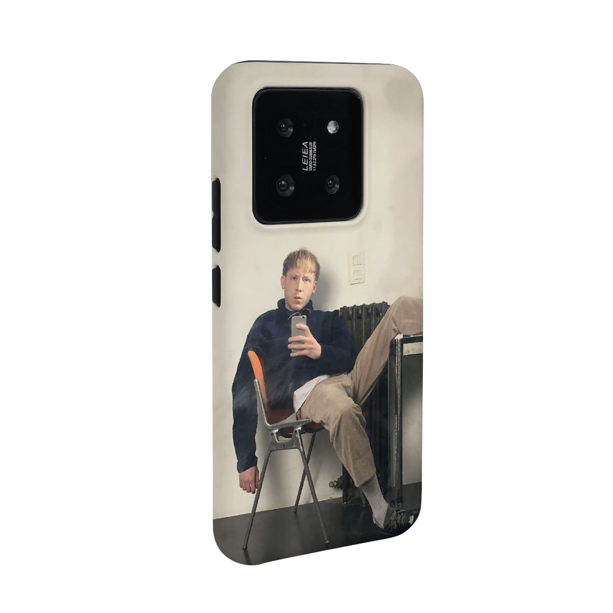 Keshami PC материал, полностью закрытый ударопрочный матовый повседневный мужской чехол для селфи, подходит для Xiaomi 14/14pro