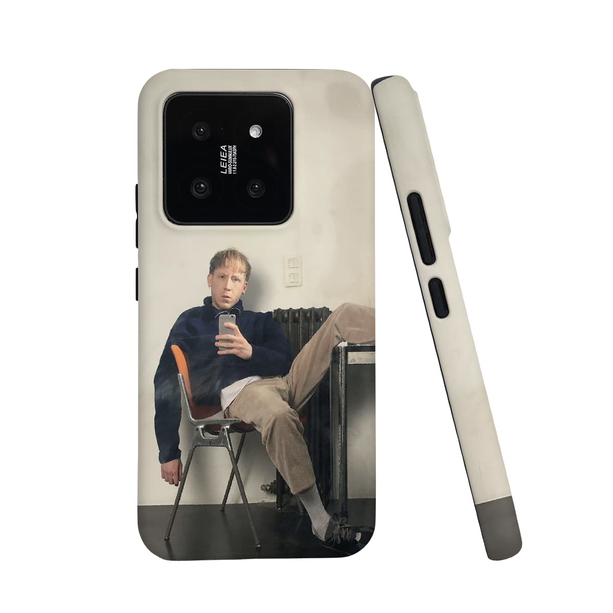 Keshami PC Material Fully Enclosed Impact-Resistant Matte Selfie Casual Men's Phone Cases Suitable For Xiaomi 14/14pro