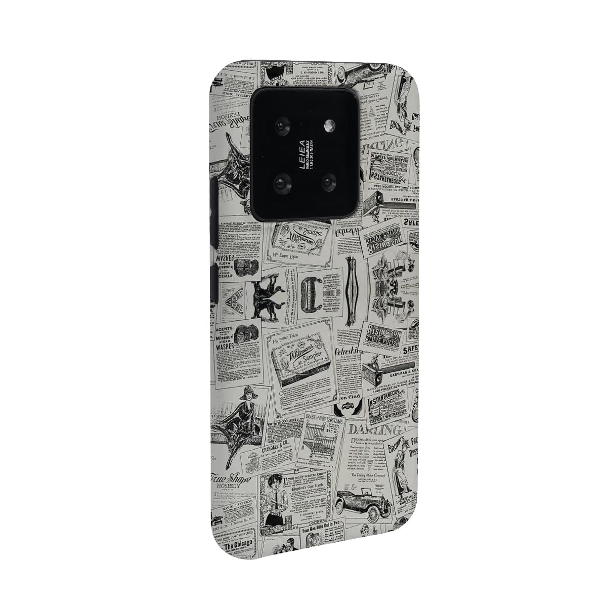 Полностью закрытый ударопрочный матовый винтажный чехол для телефона из материала Keshami, подходящий для Xiaomi 14/14pro