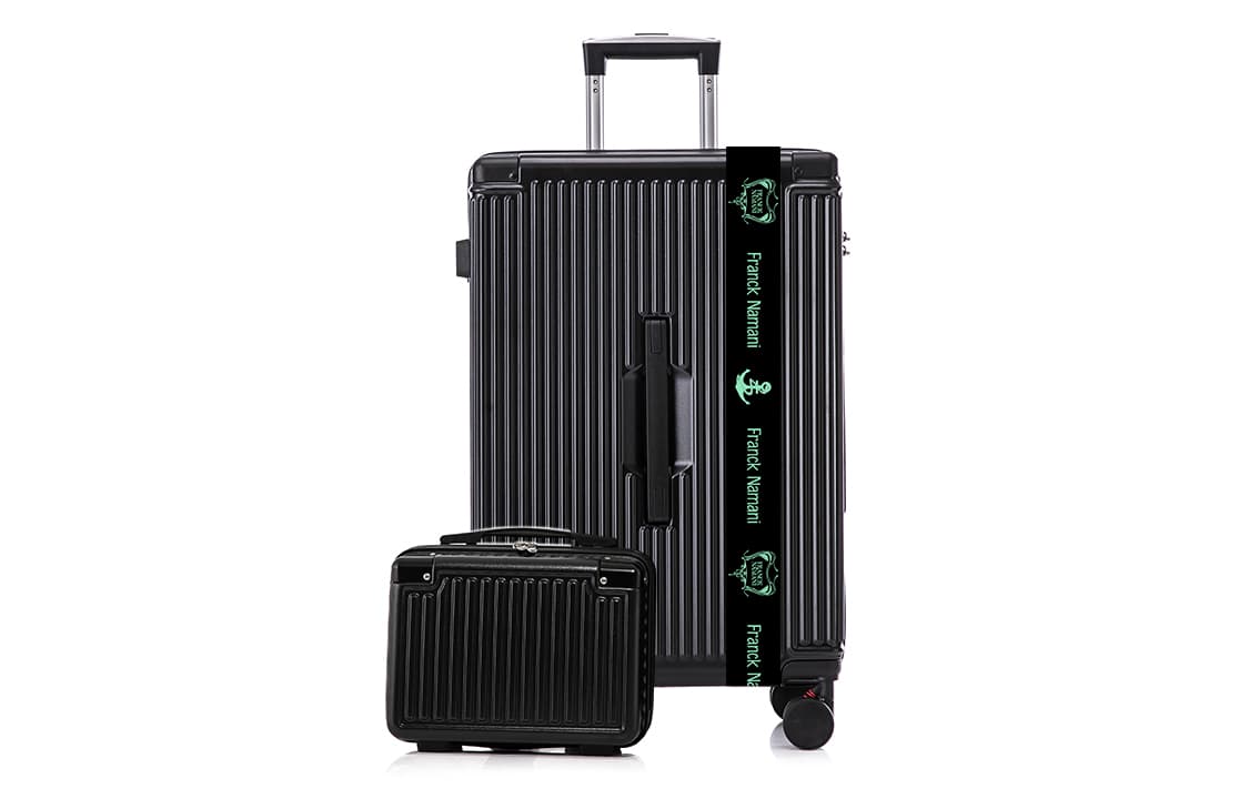 Franck Namani· Классический дорожный чемодан для ПК 20 дюймов 24 дюйма 26 дюймов Унисекс Белый Черный Синий Розовый Мятно-зеленый