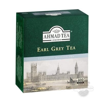 Чай черный Ahmad "Earl Grey", 100 пакетиков, 200 г