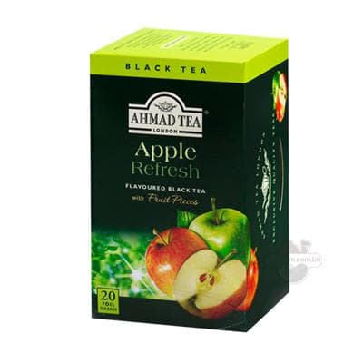 Чай черный Ahmad Tea "Apple Refresh" с ароматом яблока в пакетиках, (20 шт) 40 г