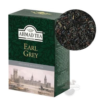 Чай черный Ahmad Tea листовой Earl Grey с бергамотом, 100 г