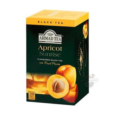 Чай черный Ahmad Tea "Apricot Sunrise" с ароматом абрикоса в пакетиках, (20 шт) 40 г