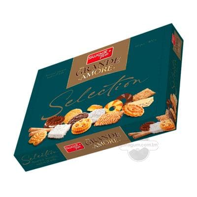 Köke we wafli assorti Sweet Plus "Un Grande Amore" 400 gr (61 sany)