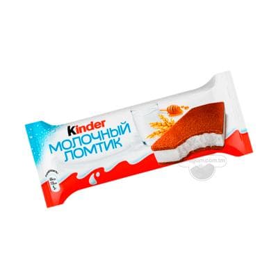 Kinder "Молочный ломтик" пирожное бисквитное, 28 г