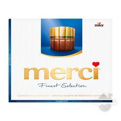 Merci Конфеты молочные Ассорти, 250 г