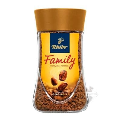 Kofe Tchibo "Family" çüýşe gapda, 200 gr