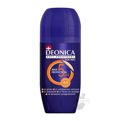 Antiperspirant Deonica For Men "Max Protection 5", 50 ml