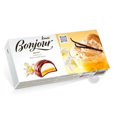 Desert Konti "Bonjour" wanil tagamly, 232 gr