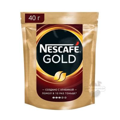 Kofe Nescafe Gold, paket gapda, 40 gr