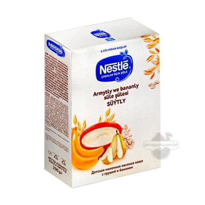 Çaga iýmiti "Nestle" süýtli süle şülesi, 220 gr