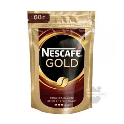 Kofe Nescafe Gold, paket gapda, 60 gr