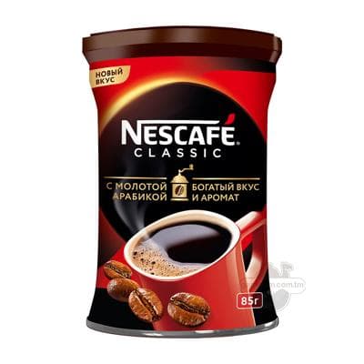 Kofe Nescafe classic owradylan arabikaly, 85 gr