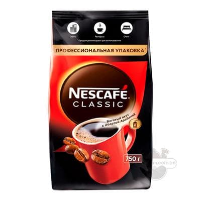Кофе  Nescafe classic c молотой арабикой, 750 г