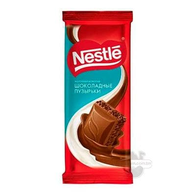 Молочный шоколад "Nestle" пористый, 75 г