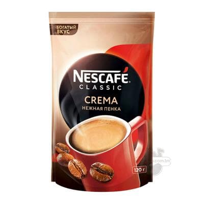 Кофе Nescafe Classic Crema "Нежная пенка" 120 г