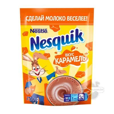 Какао-напиток Nesquik со вкусом карамели, 250 г