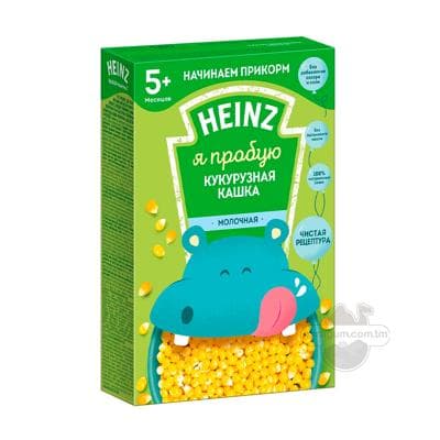 Каша Heinz "Я расту" молочная кукурузная (с 5 месяцев), 180 г