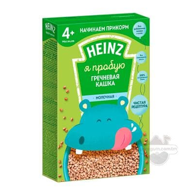 Greçka şülesi Heinz "Я пробую" süýtli Omega 3 (4 aýdan), 180 gr