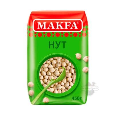 Tegelek nohut (nut) "Makfa", 450 gr