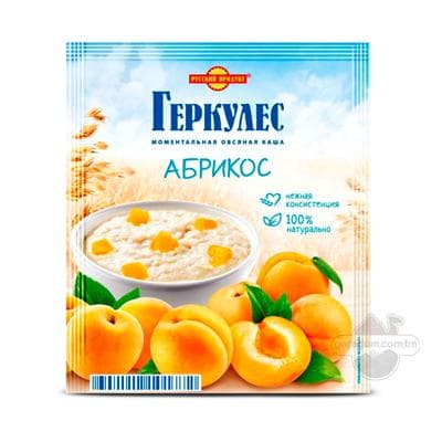 Русский продукт Геркулес şüle ýarmasy erikli, 35 gr