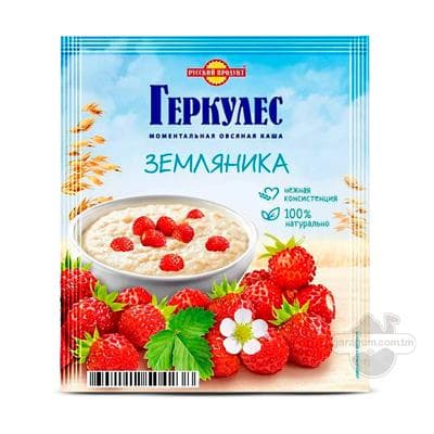 Русский продукт "Геркулес" земляника, 35 г