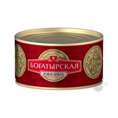 Buglanan sygyr eti "Богатырская", 325 gr