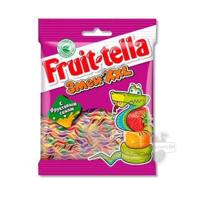 Çeýnelýän marmelad Frut-tella "Ýylanjyklar XXL", 70 gr