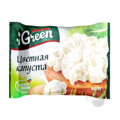 Ak gülli kelem "Морозко Green" doňdurylan, 400 gr