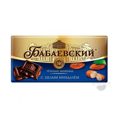 Gara şokolad Бабаевский bitin mindally, 200 gr