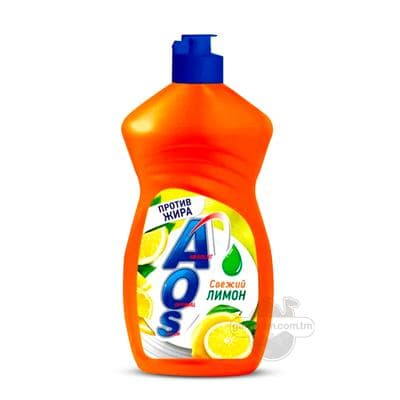 AOS gap-gaç ýuwujy serişde Limonly, 0.45 gr