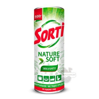 Чистящий порошок Sorti "Природная мягкость" эвкалипт, 500 г